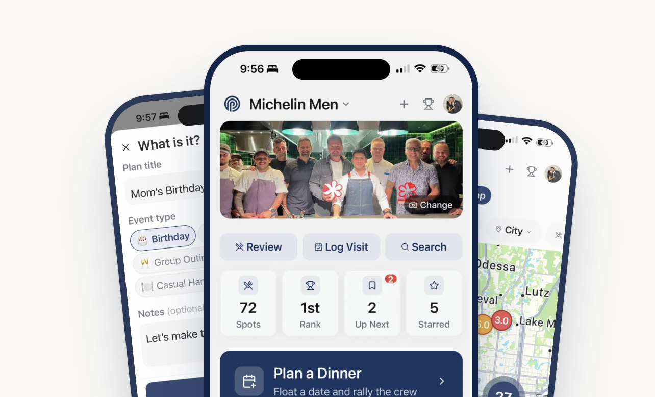 Parea social dining app